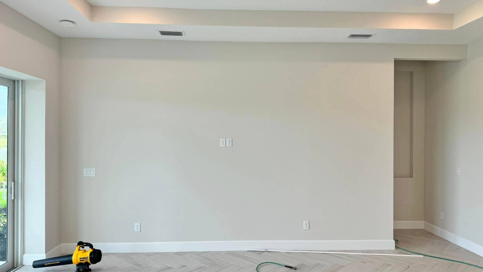 Before — Accent wall design