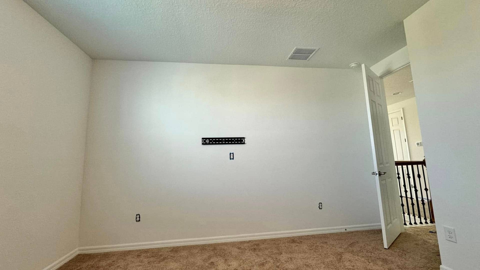 Before — TV wall installation